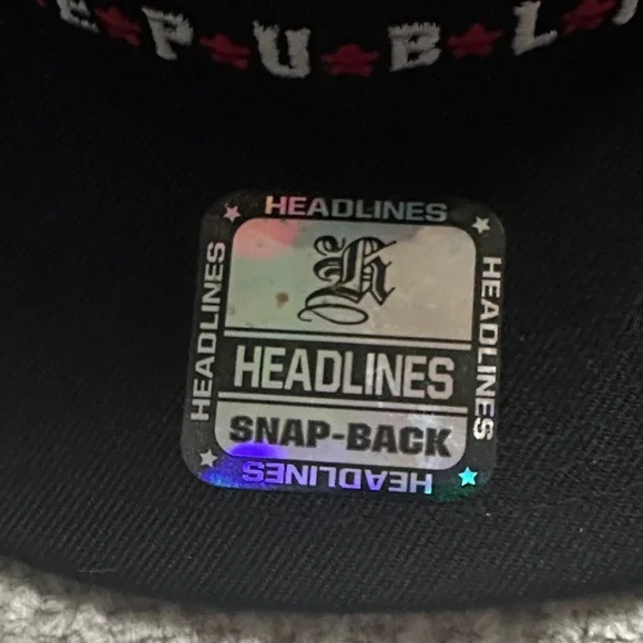 California Republic Black Snapback Hat - Picture 6 of 6